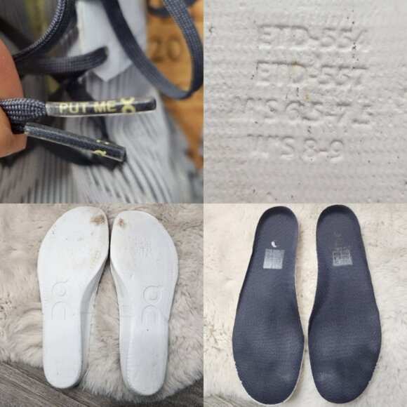 FRYE SILVIE Y STRAP White Cognac LEATHER SANDAL HEELS SIZE 7M - Picture 15 of 15